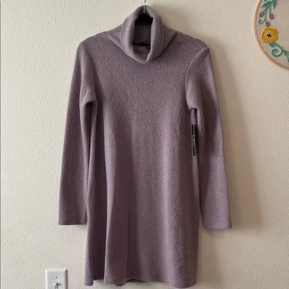 Lulu's NWT Lavender Cowl Neck Sweater Dress Size Small - Picture 5 of 6